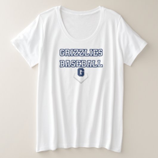 Grizzlies Baseball T-shirt (Design voorkant)