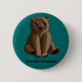 Grizzlies Ronde Button 5,7 Cm