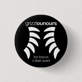 Grizzlounours Collection. Ronde Button 3,2 Cm