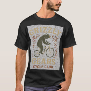Grizzly Bear Cycling — “Grizzly Gears Cycle Club T-shirt