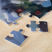 Grizzly Bear Emerging from Christmas Slumber Hat Legpuzzel (Zijkant)