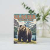 Grizzly Bear in Glacier National Park Montana Briefkaart (Staand voorkant)