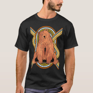 Grizzly Bear Lover Forest Nature Animal Wildlife B T-shirt