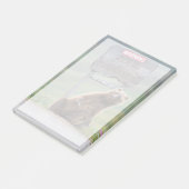 Grizzly Bear Plays With Sign Post-it® Notes (Schuin)