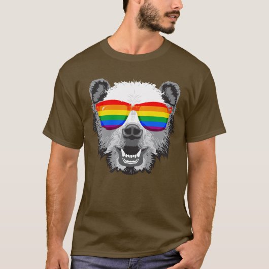 Grizzly Bear Trots T-shirt (Voorkant)