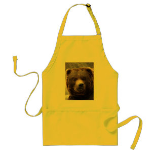 Grizzly Beer-017, Beer Grizzly Standaard Schort