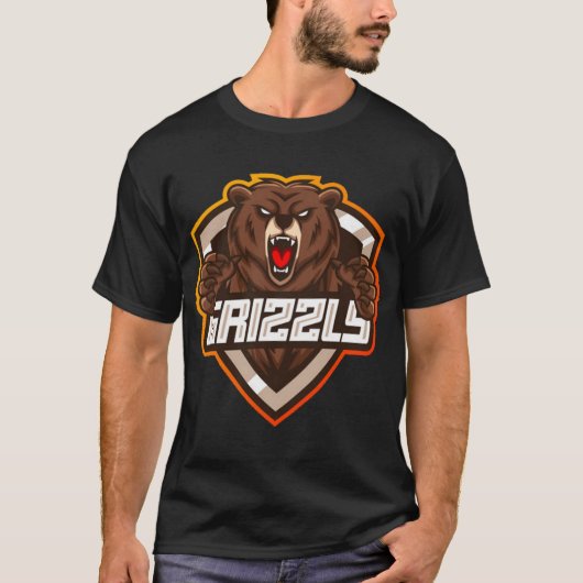 Grizzly beer 2 t-shirt (Voorkant)