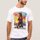 Grizzly Beer 399 4 Cubs Grand Teton National Park T-shirt