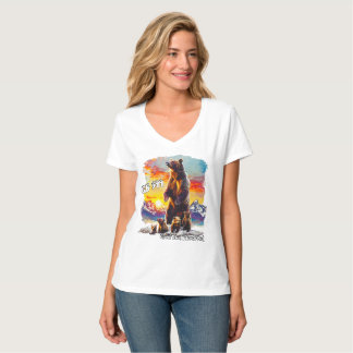Grizzly Beer 399 4 Cubs Grand Teton National Park T-shirt