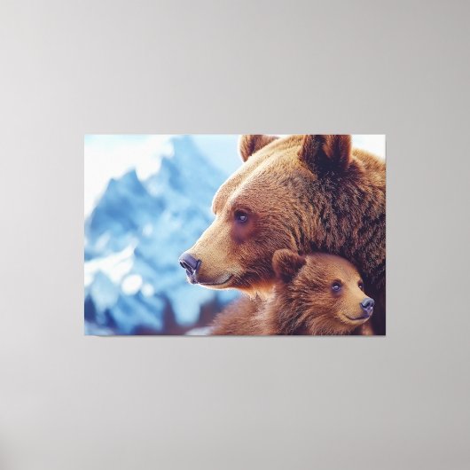 Grizzly Beer 399, GB 399 Canvas Afdruk (Voorkant)