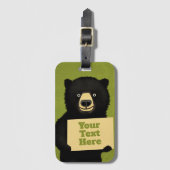 Grizzly Beer Bagagelabel (Voorkant (verticaal))