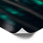 Grizzly Beer, Berken en Aurora Art Perfect Poster (Hoek)