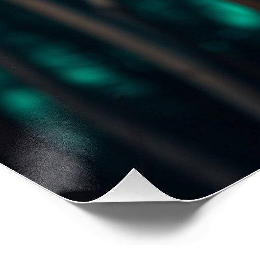 Grizzly Beer, Berken en Aurora Art Perfect Poster (Hoek)