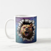 Grizzly Beer Breaking Out Coffee, Tea, Cacao Mok (Links)
