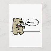 Grizzly Beer Briefkaart (Voorkant)