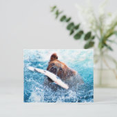Grizzly Beer Briefkaart (Staand voorkant)