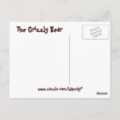 Grizzly-Beer Briefkaart (Achterkant)