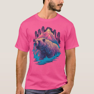 Grizzly Beer buitenshuis Natuur Alaska Hunting Hik T-shirt