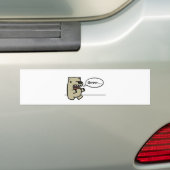 Grizzly Beer Bumpersticker (Op auto)
