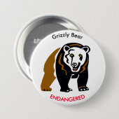 Grizzly Beer - Button (Voorkant /achterkant)