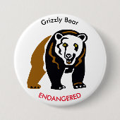 Grizzly Beer - Button (Voorkant)