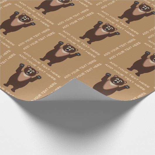 Grizzly Beer Cadeaupapier (Hoek)