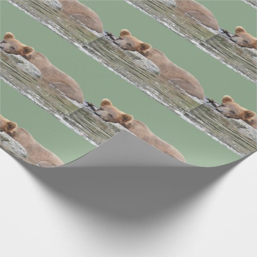 grizzly beer cadeaupapier (Hoek)