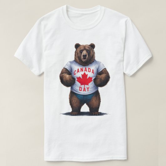Grizzly Beer Canada Dag T-shirt (Design voorkant)