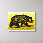Grizzly Beer Canvas Afdruk (Voorkant)