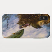 Grizzly Beer Catching Steelhead Salmon Case-Mate iPhone Case (Achterkant (horizontaal))