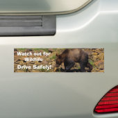 GRizzly Beer Cub Wildlife Supporter Bumpersticker (Op auto)