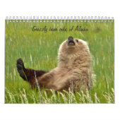 Grizzly beer cubs van Alaska kalender (Hoes)