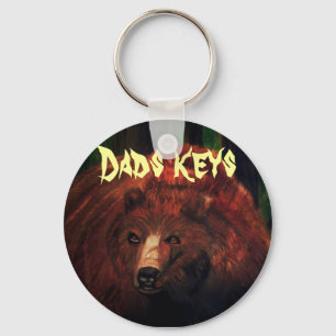 GRIZZLY BEER DAD sleutelhanger