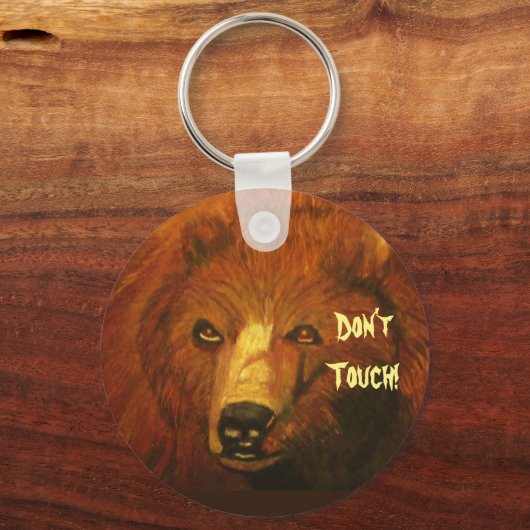 GRIZZLY BEER DAD sleutelhanger (Achterkant)