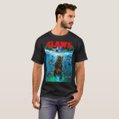 Grizzly Beer dat zalm vangt in Alaska National Pa T-shirt (Voorkant volledig)