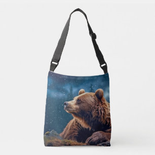 Grizzly Beer Dier Natuur Majestic Wild Crossbody Tas