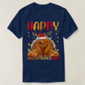 Grizzly Beer Dierenvriend Happy Grizzly Beer Hallo T-shirt (Design voorkant)