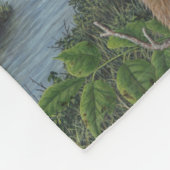 Grizzly Beer Fleece Blanket Deken (Hoek)