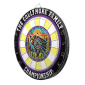 Grizzly Beer Forest AIM-ontwerp Dartbord (Voorkant Rechts)