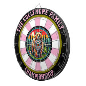 Grizzly Beer Forest Crosshairs Design Dartbord (Voorkant Rechts)