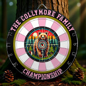 Grizzly Beer Forest Crosshairs Design Dartbord
