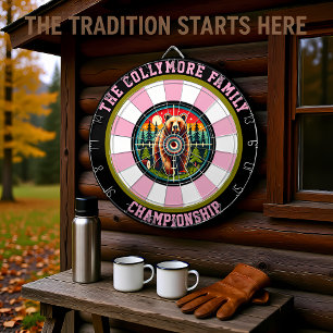 Grizzly Beer Forest Crosshairs Design Dartbord