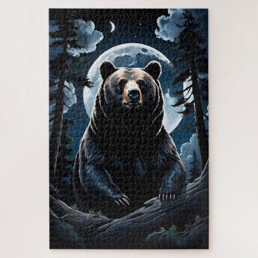 Grizzly Beer Forest Legpuzzel (Verticaal)
