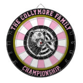 Grizzly Beer Forest Target Art Dartbord (Voorkant)