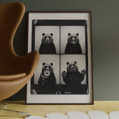 Grizzly Beer Fotohokje Trendy Wand Kunst Poster