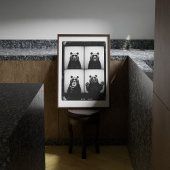 Grizzly Beer Fotohokje Trendy Wand Kunst Poster