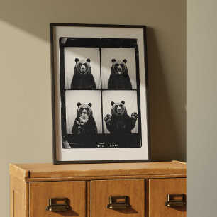 Grizzly Beer Fotohokje Trendy Wand Kunst Poster