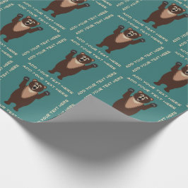 Grizzly Beer Funny Cadeaupapier