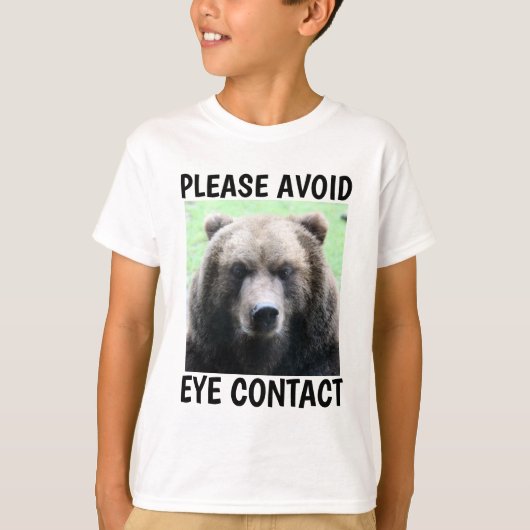 GRIZZLY BEER FUNNY KINDER BOYS T-SHIRS T-SHIRT (Voorkant)