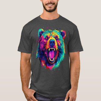 Grizzly Beer glimlachen T-shirt